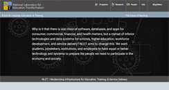 Desktop Screenshot of nlet.org