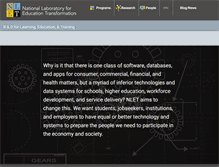 Tablet Screenshot of nlet.org
